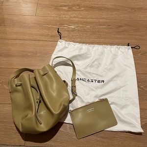 Lancaster Paris Bucket Bag in pale green